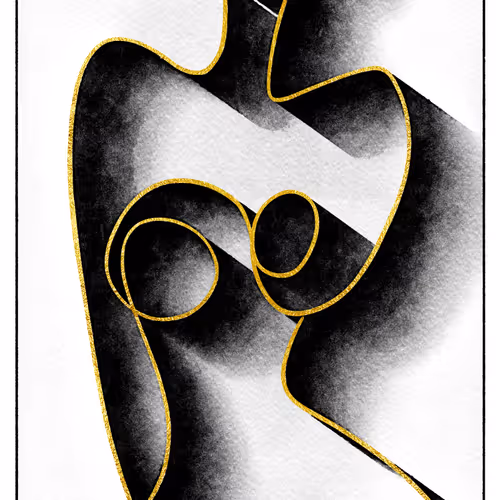 Graphite And Gold