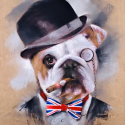 #Britishbulldog Churchill