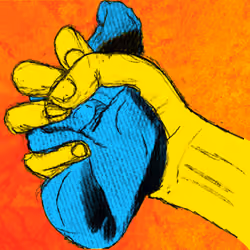 Hands of man #1 Holding on