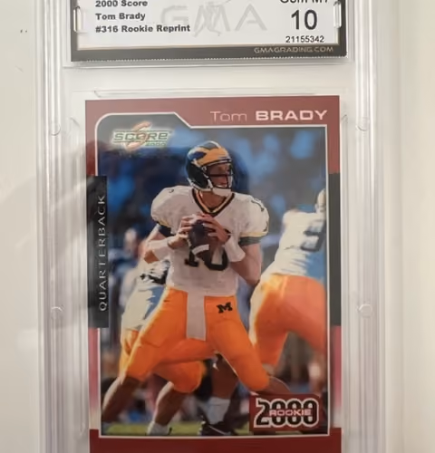 Tom Brady rookie card