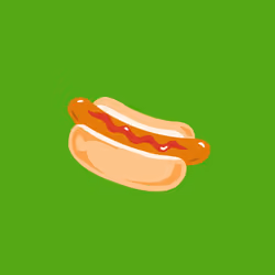 #004 Tasty Dawg - Hotdog with Ketchup