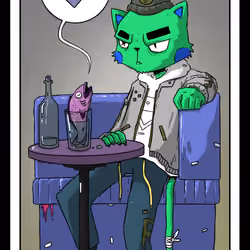 Rosko Sees the Future: Page of Cups - Color Variant 05