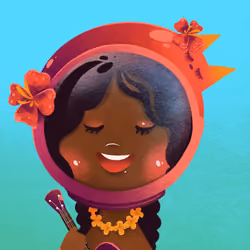 To the Moon With Aloha Girl