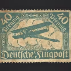 German Reich 1919 - 40 Pfennig Flugpost