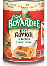 Chef Boyardee Beef Ravioli