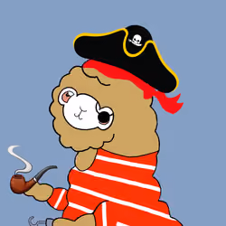Alpaca Bowl- Pirate/ One Eyed Willy