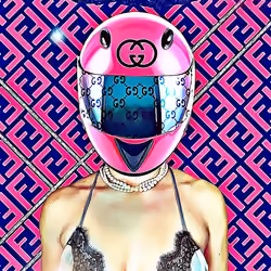 Boujee Biker Girl (Gucci and Fendi)