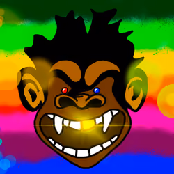 Golden tooth ape rainbow