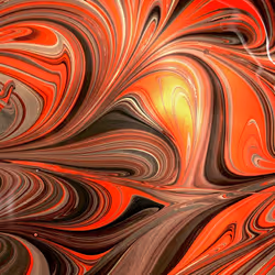 Abstract Red