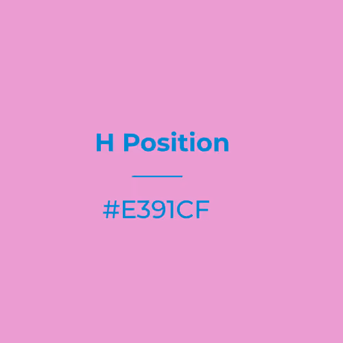 H Position #e391cf