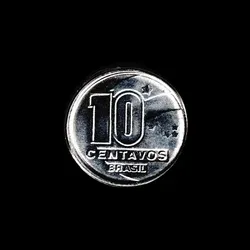 10 Centavos, Cruzados Novos, 1989 - Brazil