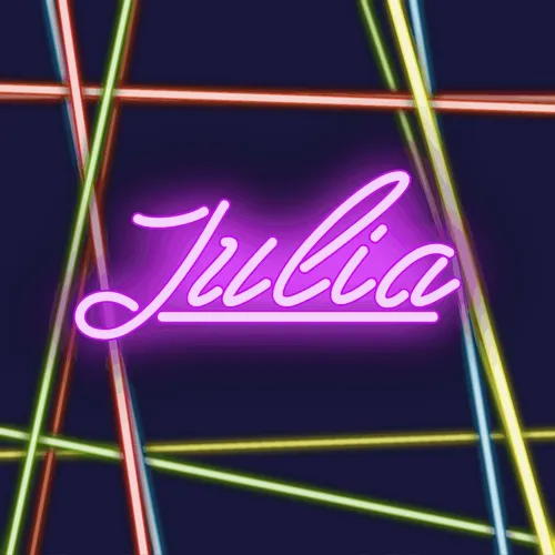 Neon Names Rainbow