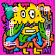 Doodle Pixel Playful