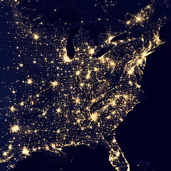 usa from spce
