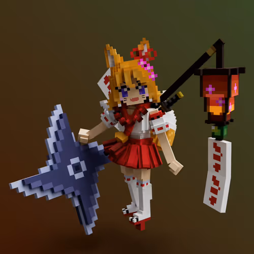 Voxelflowerfanart