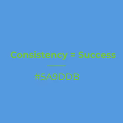 Consistency = Success #5a9ddb