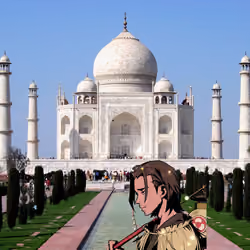 Bobu in Taj Mahal