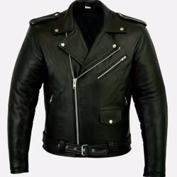 black leather jackson
