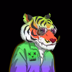 LUNGtiger on black #66