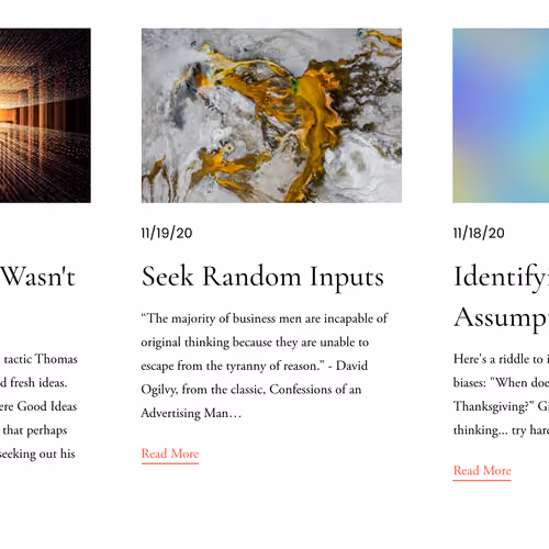 Selection 6 - Posts 14,15,16