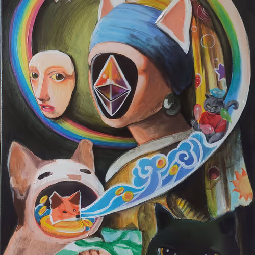 Meaw With A Pearl Earring OwO