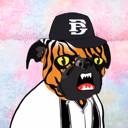 Grumpy Pug #7999