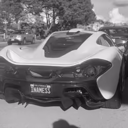 Black & White McLaren P1