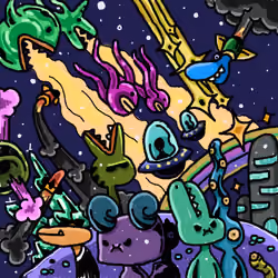 the stars are exploding