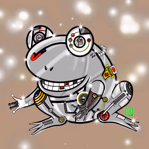 Prank Frogs Harvest #019-robot