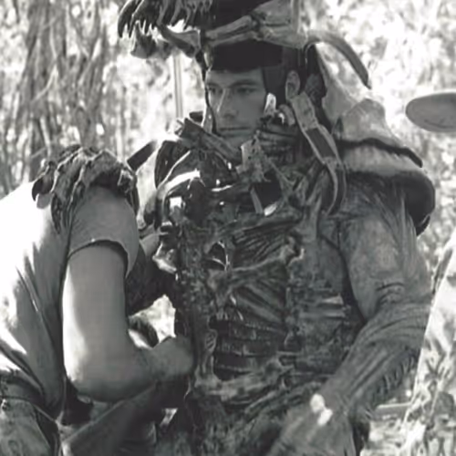 JCVD as Predator (1987) 