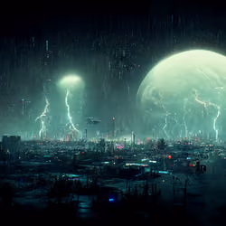 Futuristic disaster
