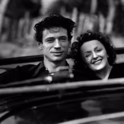 Yves Montand and Edith Piaf