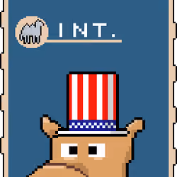 Camel Post, USA 100th Independence