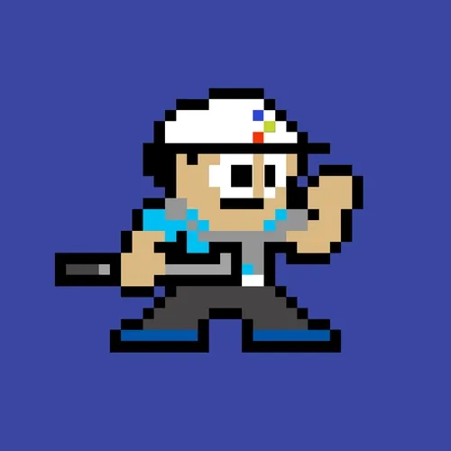 8bit Tee Time Golfer 054