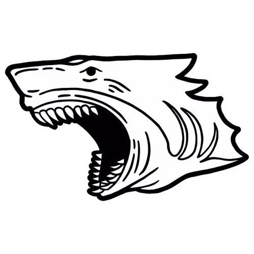 Angry sharks