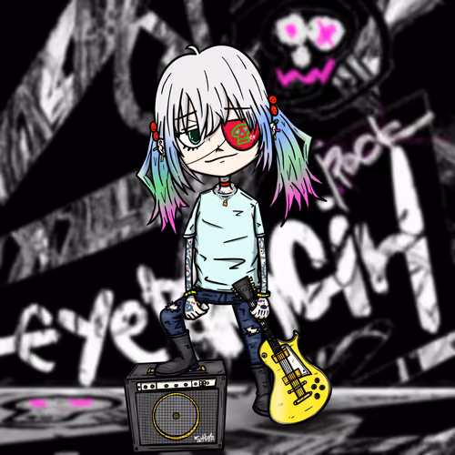 Eye Patch ROCK girl#07