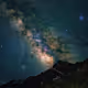 Crown over head - Milkyway and Mountain