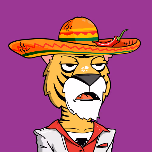 Grouchy Tiger Social Club #557
