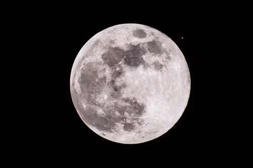 Mars Occultation: The Cold Moon Meets Mars