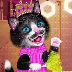 Flamboyant Fanny [Orange, Blue Eyes]