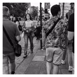 Walking in a crowd