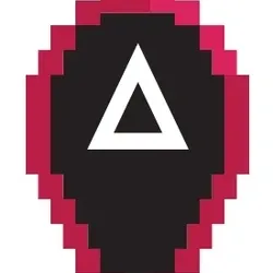Squid Game Triangle Mask