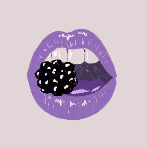 lips and berry