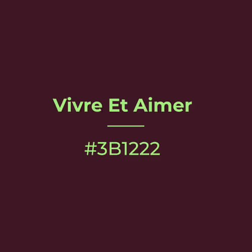 Vivre Et Aimer #3b1222