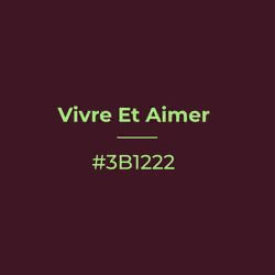 Vivre Et Aimer #3b1222