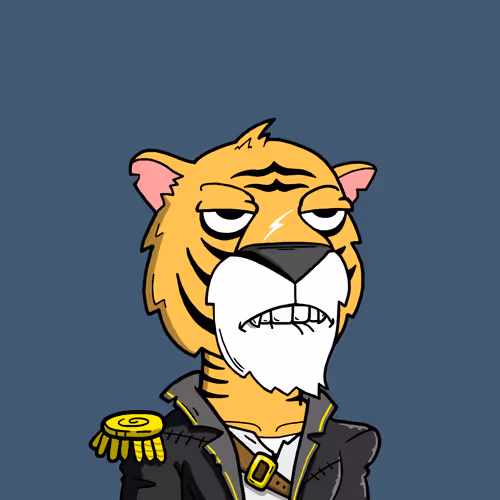 Grouchy Tiger Social Club #5240