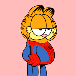 Pink Garfield