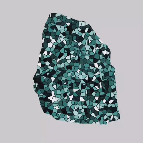 Voronoi Rock #13