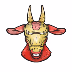 CryptoGOAT #079 "Iron Man GOAT"