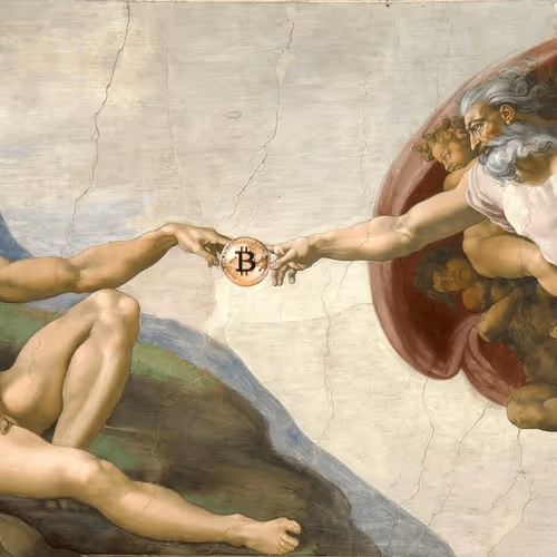 Creation of Bitcoin.
